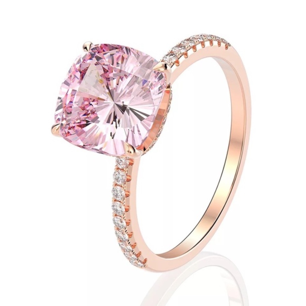 12mm 6.84Ct AAA Lab Round Cut Champagne Topaz